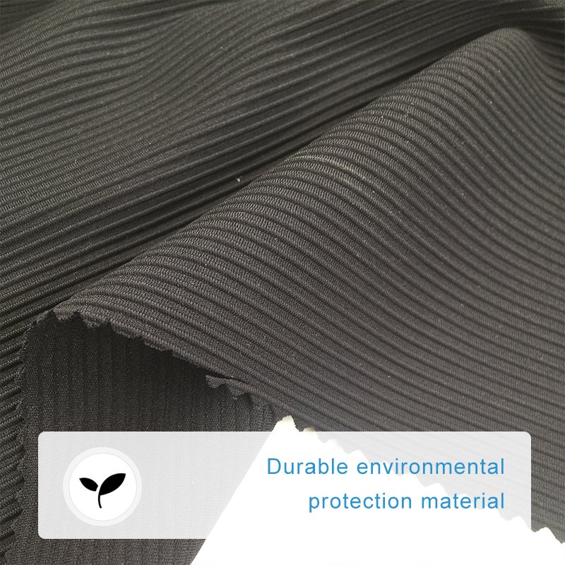 No6652 Vietnam Hot Sales texture polyester ribbed yoga pants fabric for Rib fabric suitable for Yoga and Sports