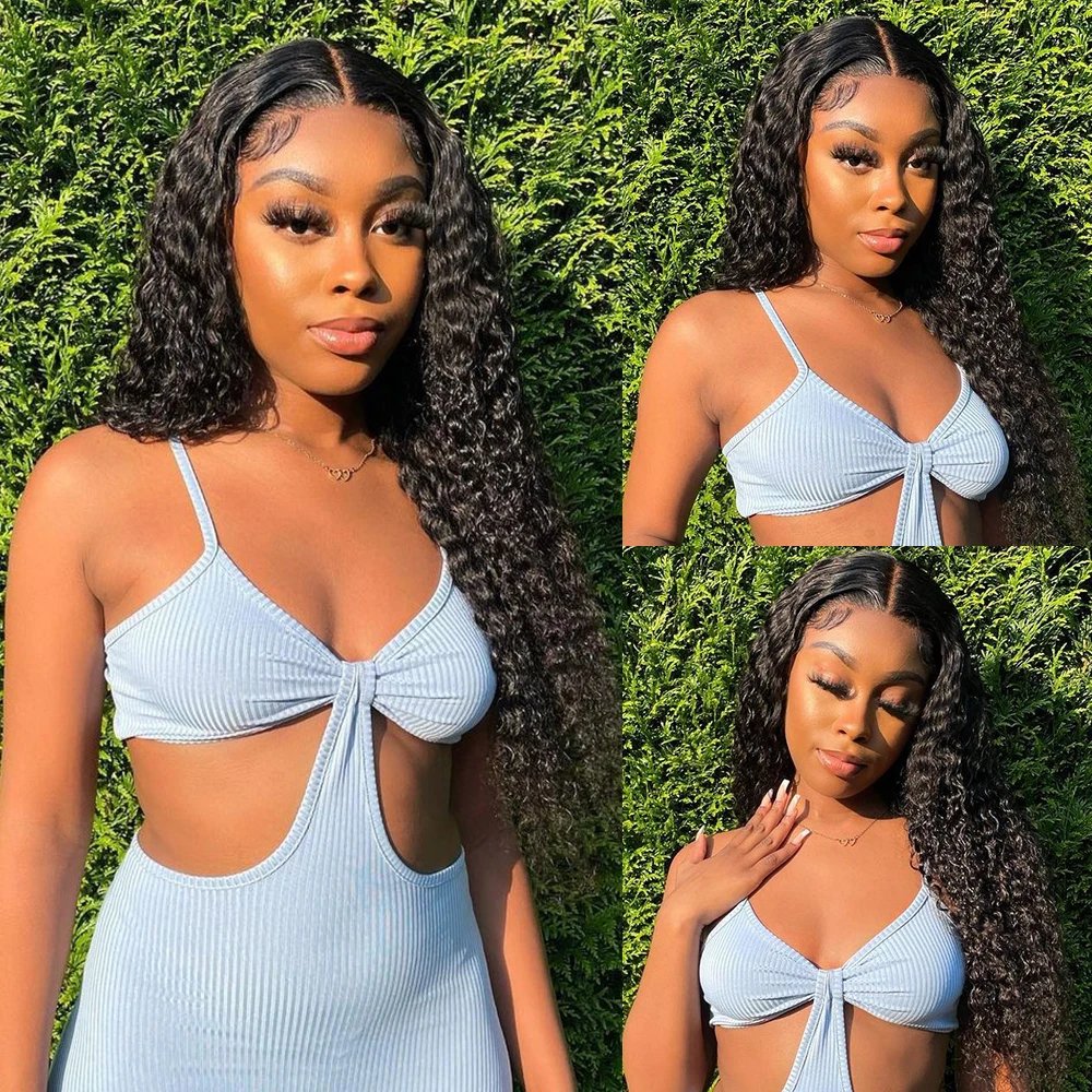 13x4 Transparent Swiss Lace Front Wig Vendor, Raw Vietamese Human Hair Curly Wigs, Full Lace Frontal Wigs For Black Women