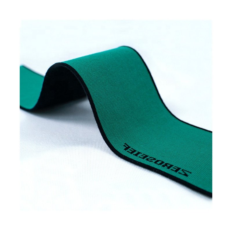 Rib knitted collar for polo shirts