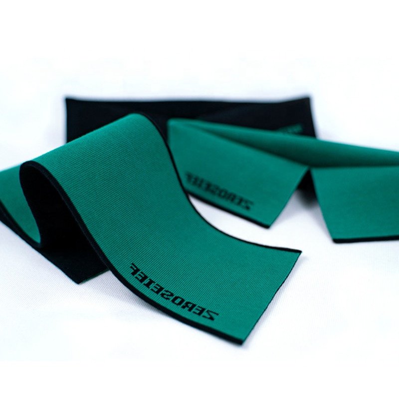 Rib knitted collar for polo shirts