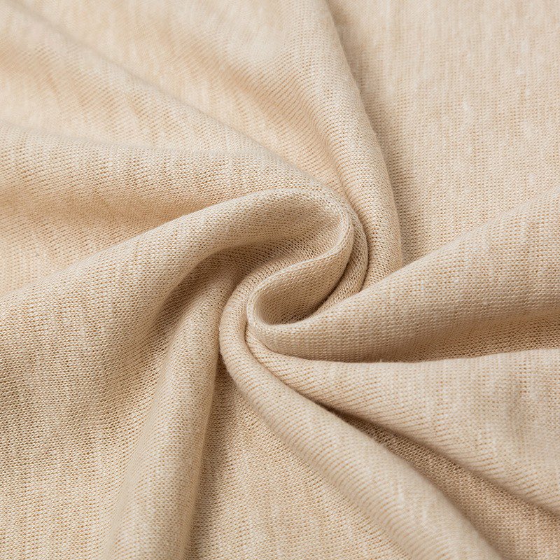 55% Hemp 45% Organic Cotton Knit Jersey New Design Casual Style Rib Feature Soft and Lightweight for Clothing or Bags