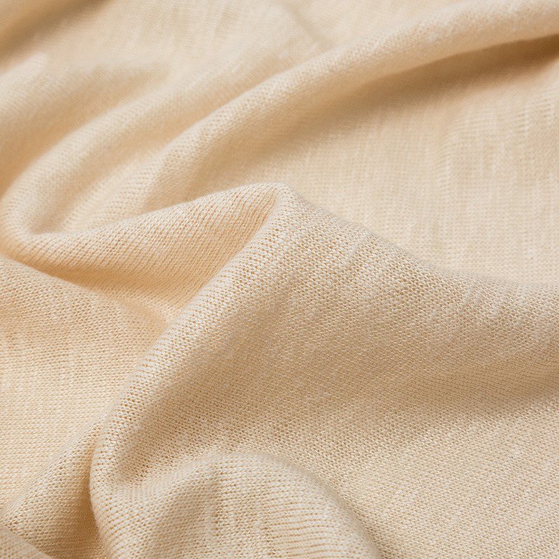 55% Hemp 45% Organic Cotton Knit Jersey New Design Casual Style Rib Feature Soft and Lightweight for Clothing or Bags