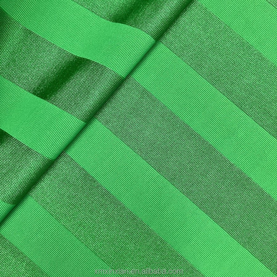 XA3532-NR recycled nylon textured knit ribbed stripe swimwear bikini fabric ECO friendly 4 way stretched swimsuit sports fabric