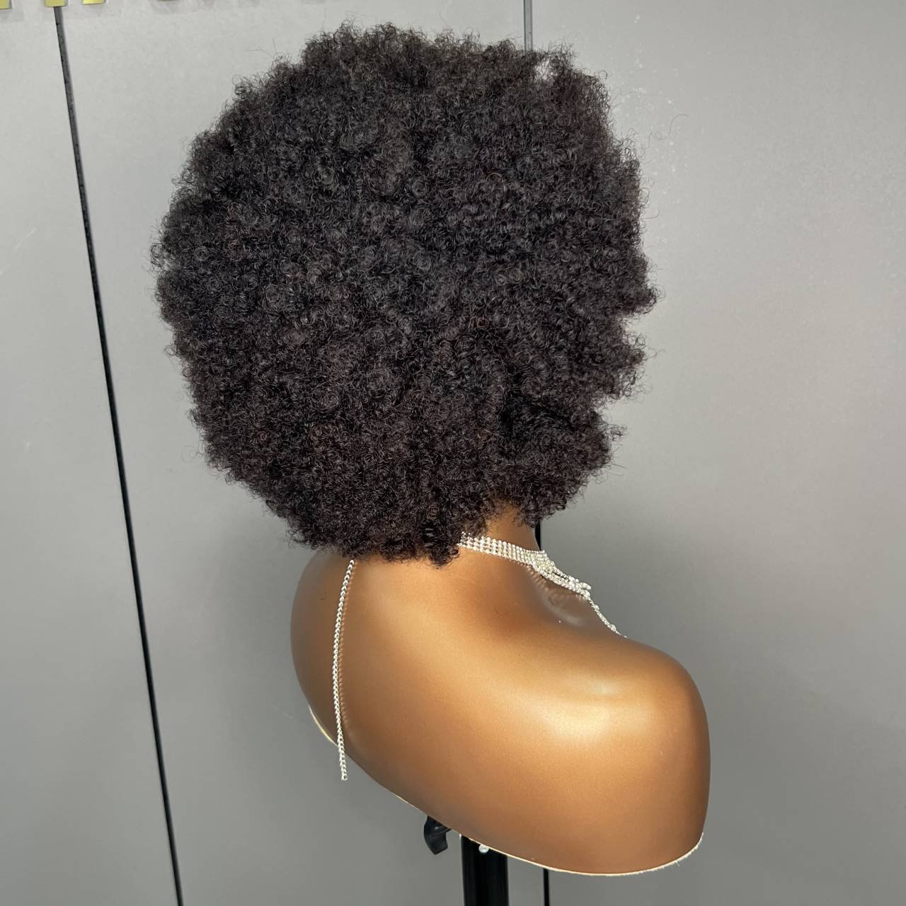 13*4 Cheap Afro-kinky Short Curly Human Hair Wig Bob Pixie Cut Lace Wig Human Hair For Black Women Brazilian Hair Wigirl Dee