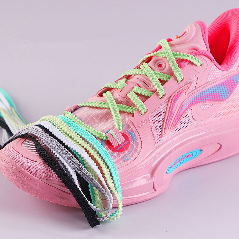 Yrunfeety New 120/140/160CM Flat Sawtooth Shoe Lace 6MM Hockey Laces 15 Colors for Skate Rope Shoe Lace for Sport Running Shoes