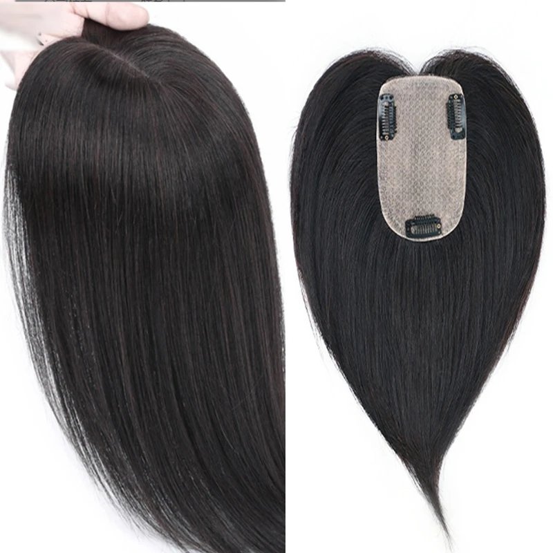 Factory Wholesale Stock Full Lace PU Closure Fine Mono Touppe Human Hair 3x5 Mono Topper