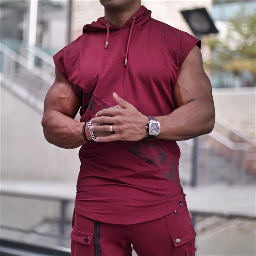 OEM Stringer Tank Top Mens Y Back Custom Pattern Polyester Men Stringer Fitness Muscle Shirt Workout Bodybuilding Stringers Men