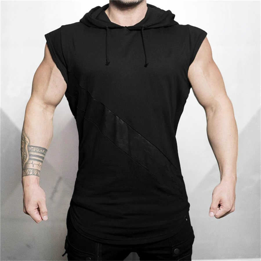 OEM Stringer Tank Top Mens Y Back Custom Pattern Polyester Men Stringer Fitness Muscle Shirt Workout Bodybuilding Stringers Men