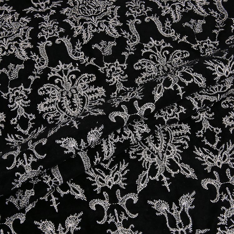 HA-11535B Velvet embroidery fabric elastic spandex polyester clothes fabrics for embroidery