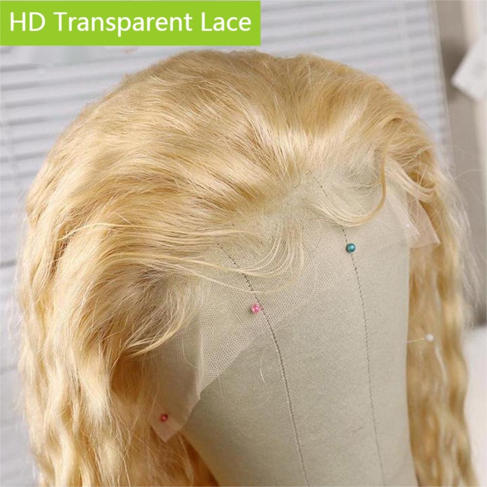 Wholesale 613 13X4 13X6 HD Lace Frontal Wig Long Raw Human Hair Honey Blonde Wigs Human Hair Lace Front HD Transparent Lace Wig