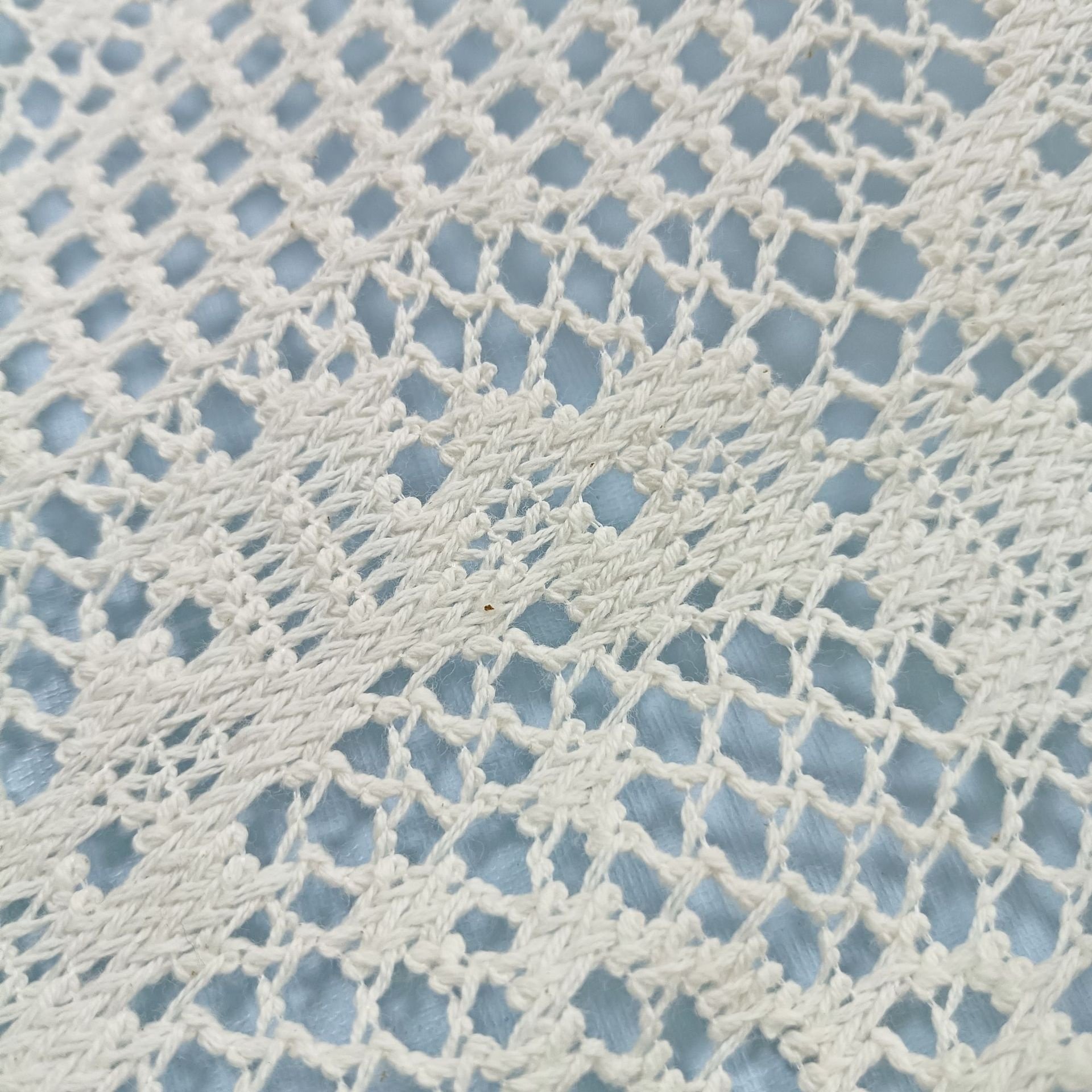 Jiede Supply The Industrial Good Reasonable Price Crochet Lace Fabric Knitted Cotton Crochet Blouses Fabrics