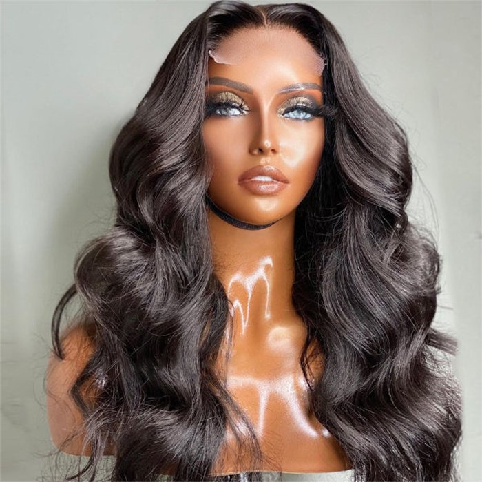wholesale Cheap Swiss Lace Body Wave Hair Lace Front Wig Raw Indian Human Hair Wigs For Black Women Brazilian Human Hair
