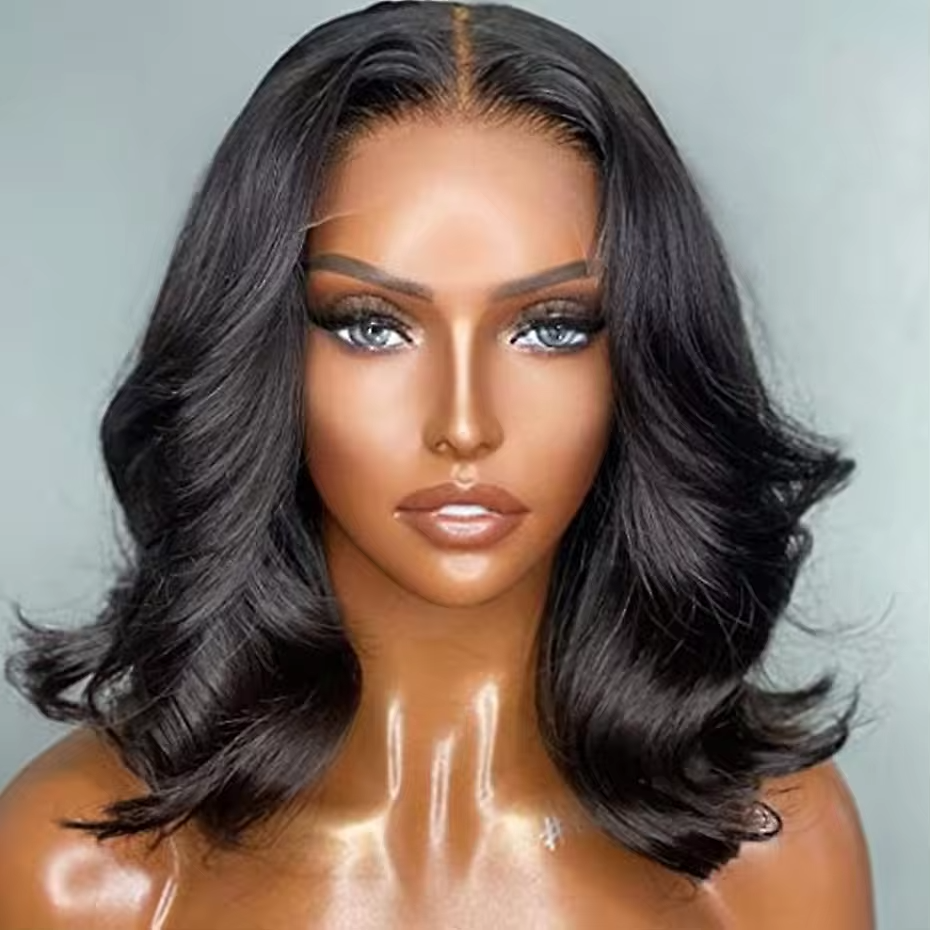 Glueless Double Drawn Straight Bob Wig Vendors Human Hair Lace Front Wig Wholesale Raw Vietnamese Hair HD Full Lace Frontal Wigs