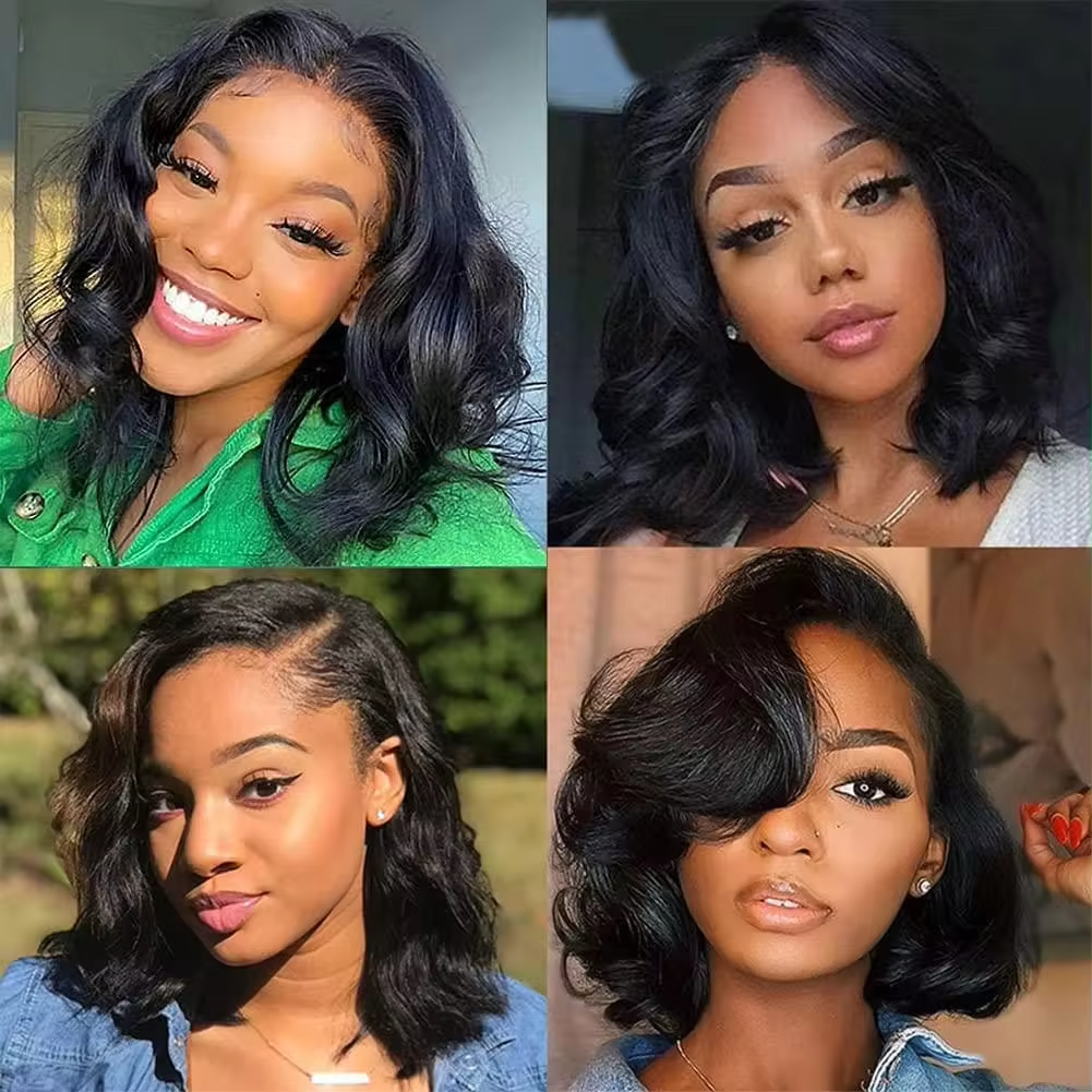 Glueless Double Drawn Straight Bob Wig Vendors Human Hair Lace Front Wig Wholesale Raw Vietnamese Hair HD Full Lace Frontal Wigs