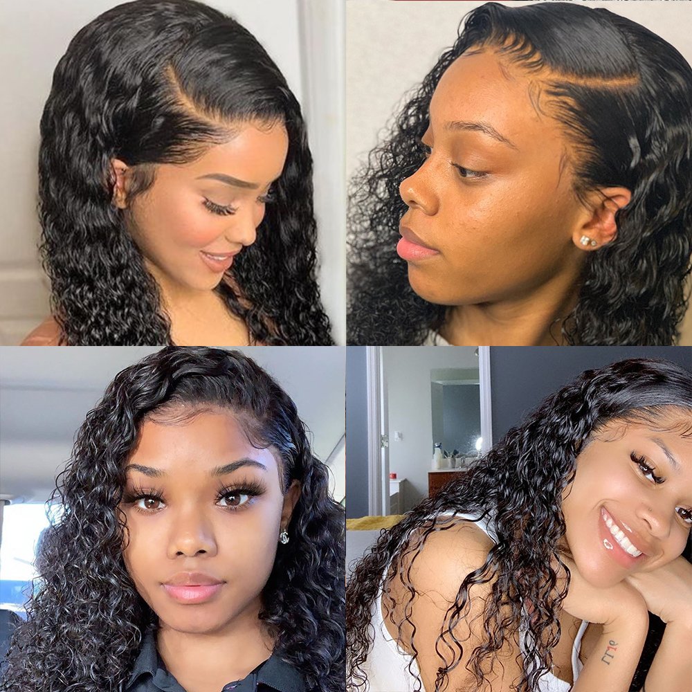Cheap Wholesale Kinky Curly Human Hair Lace Front Wigs Vietnamese Raw Hair Glueless Full HD Lace Frontal Wigs For Black Women