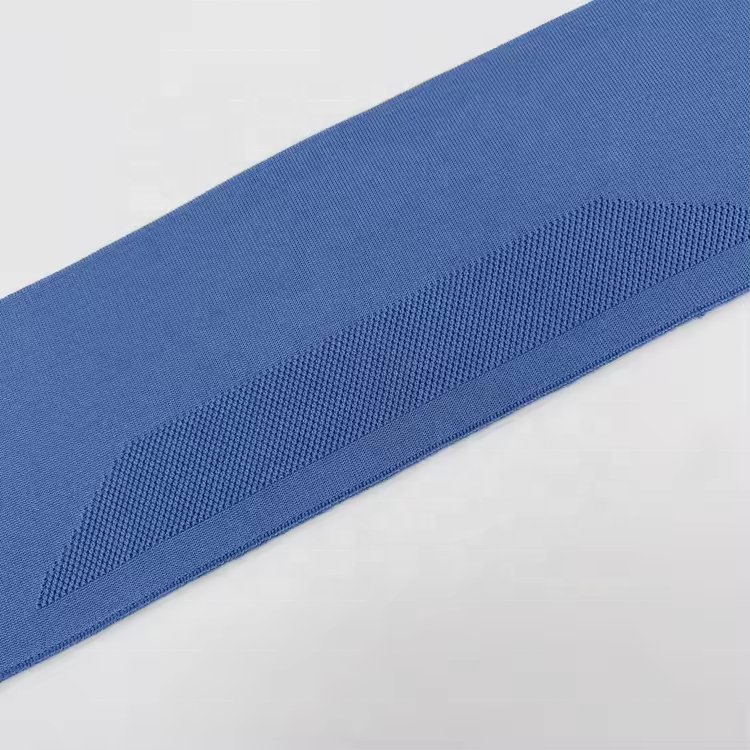 Custom Polyester Eco-friendly knitted rib collar fabric shirt collar, woven rib collar