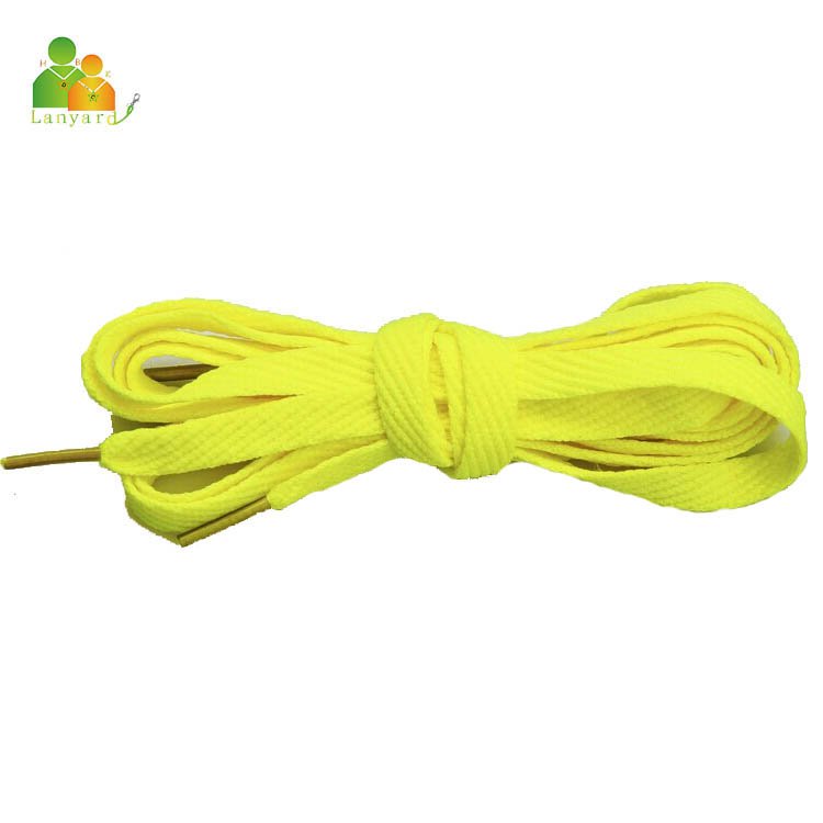 Factory Wholesale Custom Color Design Free Sample Elastic Flat Laces Polyester Net Color Shoe Laces for Sport Shoes