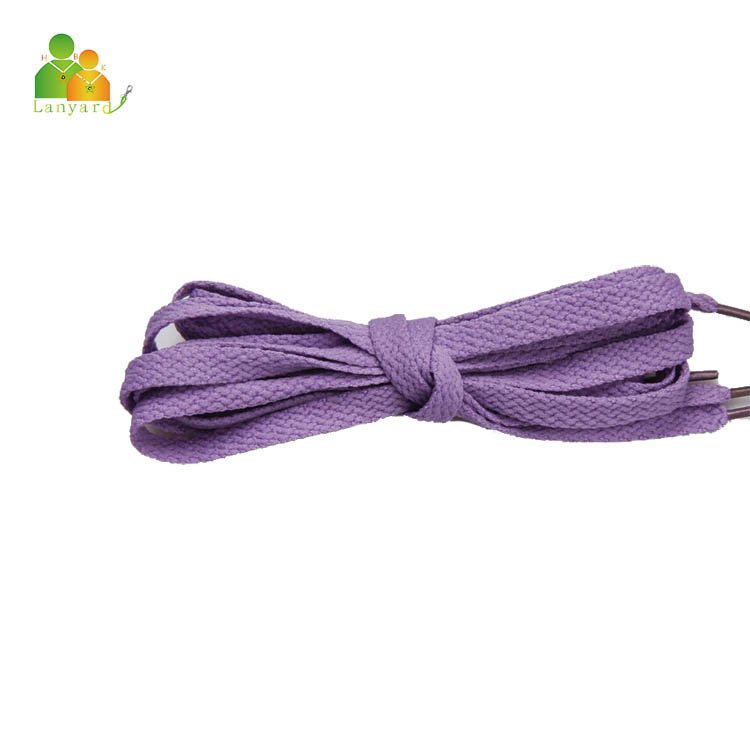 Factory Wholesale Custom Color Design Free Sample Elastic Flat Laces Polyester Net Color Shoe Laces for Sport Shoes