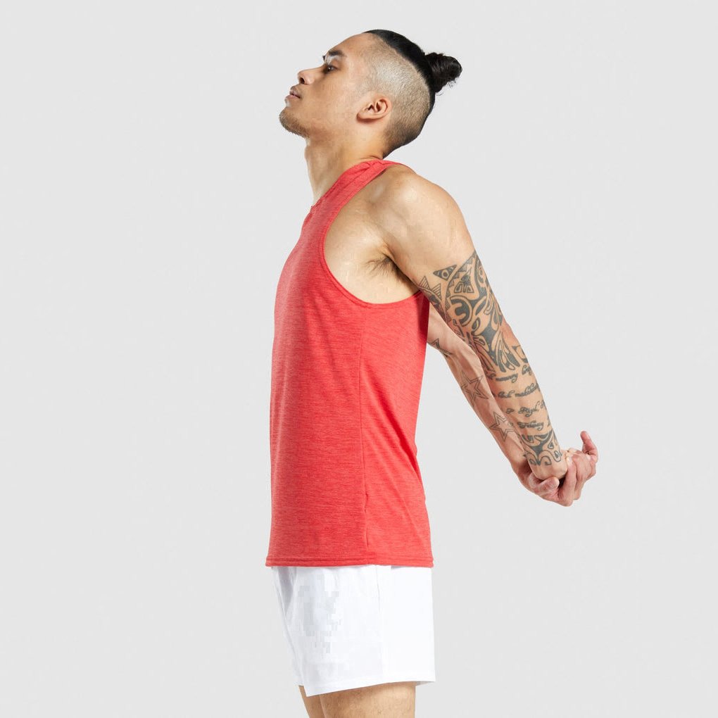 High Quality Mens Tank Tops Square Cut Muscle Ribbed Tank Tops Custom Wholesale Gym Stringer Tank Top