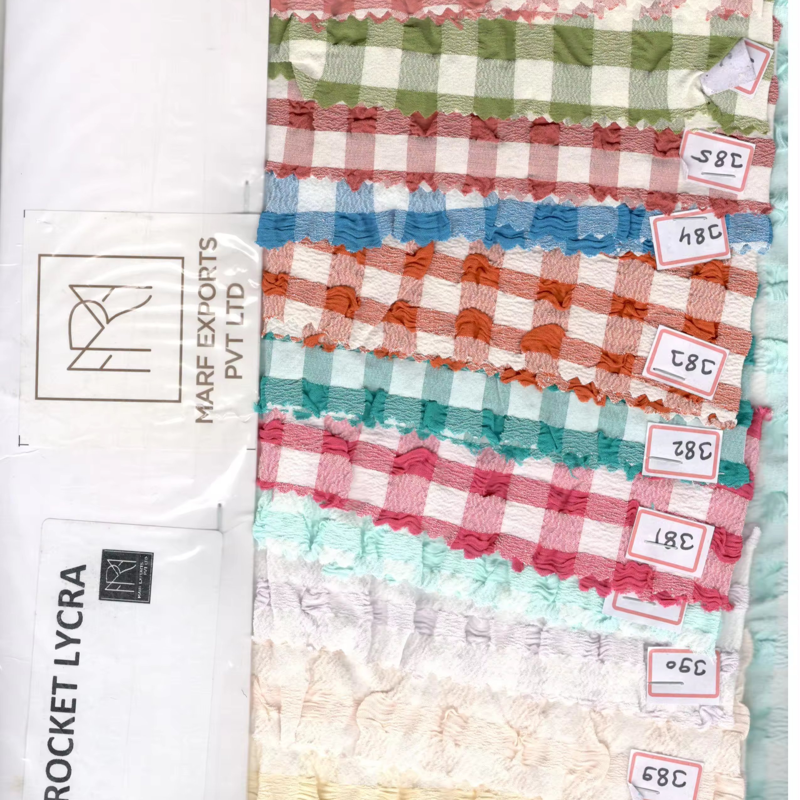 NEW STYLISH HOT SELLING FACTORY WHOLESALE SUPPLY POLYESTER ROCKET LYCRA FABRICS WITH FANCY DESIGNS FREE SAMPLES OFFERED