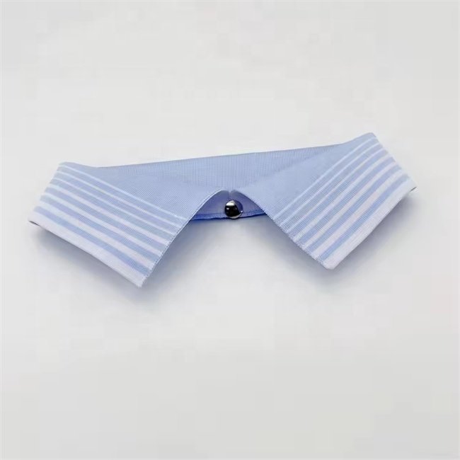 Custom high quality polyester flat rib knit collar fabric