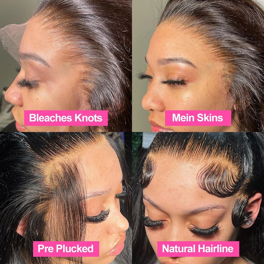 Cheap Raw Brazilian Human Hair Lace Front Wigs Bone Straight Human Hair Wigs For Black Women Hd Lace Frontal Wigs Human Hair