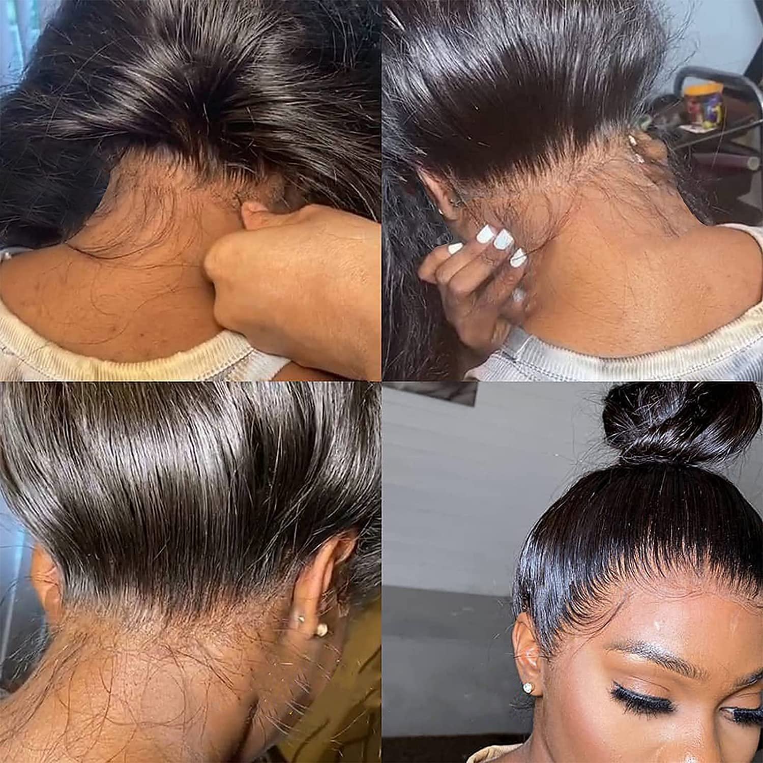 Deep Wave 360 Full Lace Wig Human Hair For Black Women Curly Brazilian Peruvian Indian Remy Hair Transparent Lace Wigs with Baby
