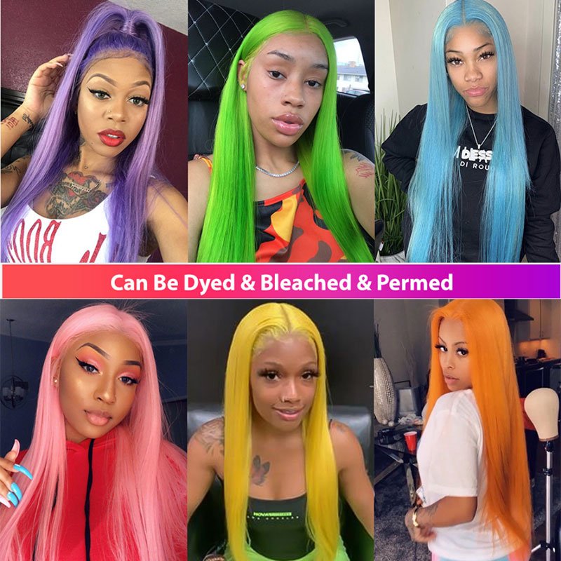 Grade 12a Long 613 Straight 13x4 HD 360 Full Lace Front Human hair Wig , 613 Blonde Raw Human Hair 13x6 Hd Lace Frontal Wigs