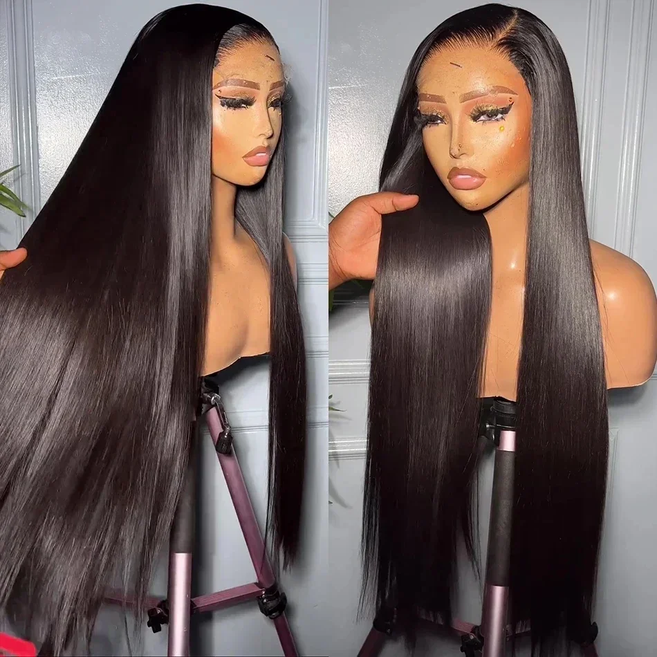 40 inches HD Lace Frontal Wigs Human Hair Brazilian Full Frontal HD lace Wigs Vendor, Glueless Lace Front Wigs For Black Women