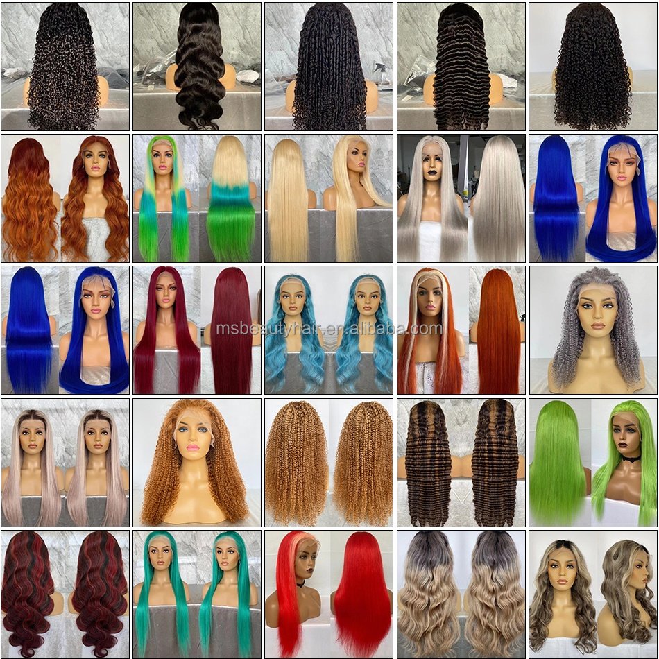 40 inches HD Lace Frontal Wigs Human Hair Brazilian Full Frontal HD lace Wigs Vendor, Glueless Lace Front Wigs For Black Women