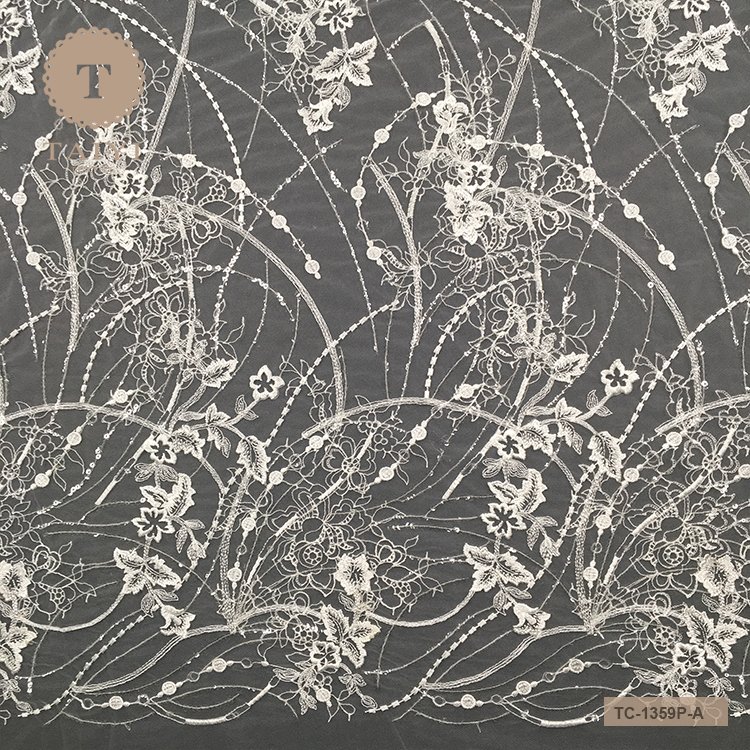 2018 Factory Price Quality-Assured Embroidery Lace Fabric