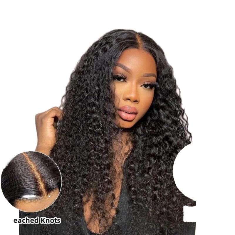 Curly Human Hair Lace Front Wigs for Women Water Wave 13x4 13x6 HD Deep Wave Frontal Wigs Long Length Styles