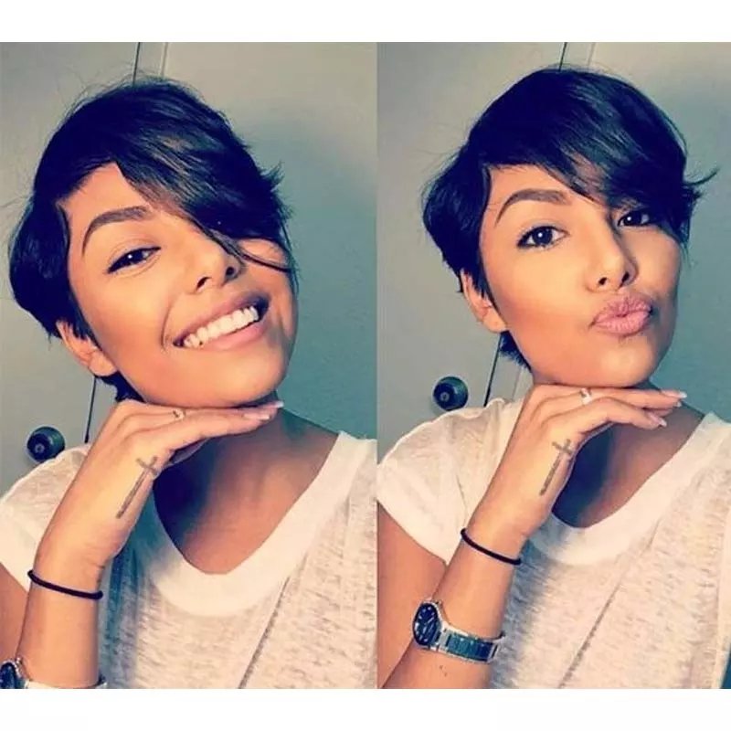 Joedir Short Straight Wigs Pixie Cut Hot Sell Human Hair Brazilian 613 Blonde Lace Front Wigs For Black Women Human Hair Wigs