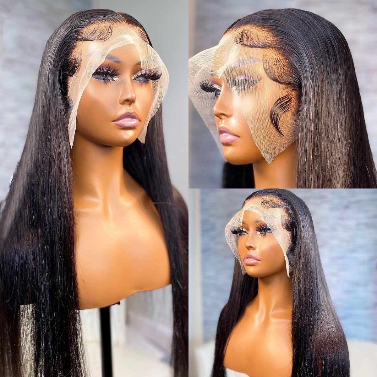 Wholesale High Quality Human Hair Wig For Black Women Peruvian Hair HD Lace Frontal Wig Vendor 13x4 Human Hair Lace Front Wig