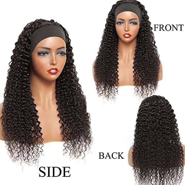 Look hair perruques sans glueless wave front wigs human hair lace front headband wig