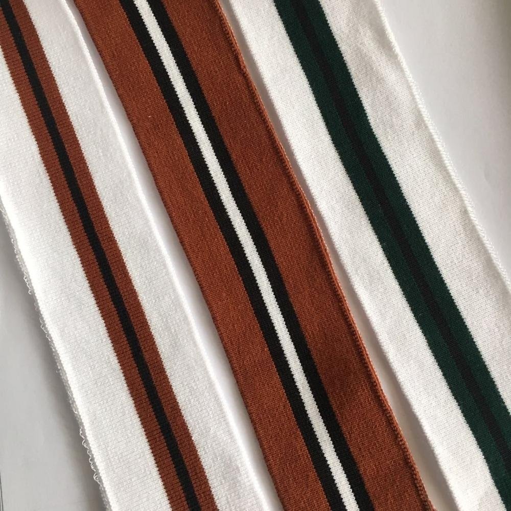 Custom Design Cuff collar hem rib