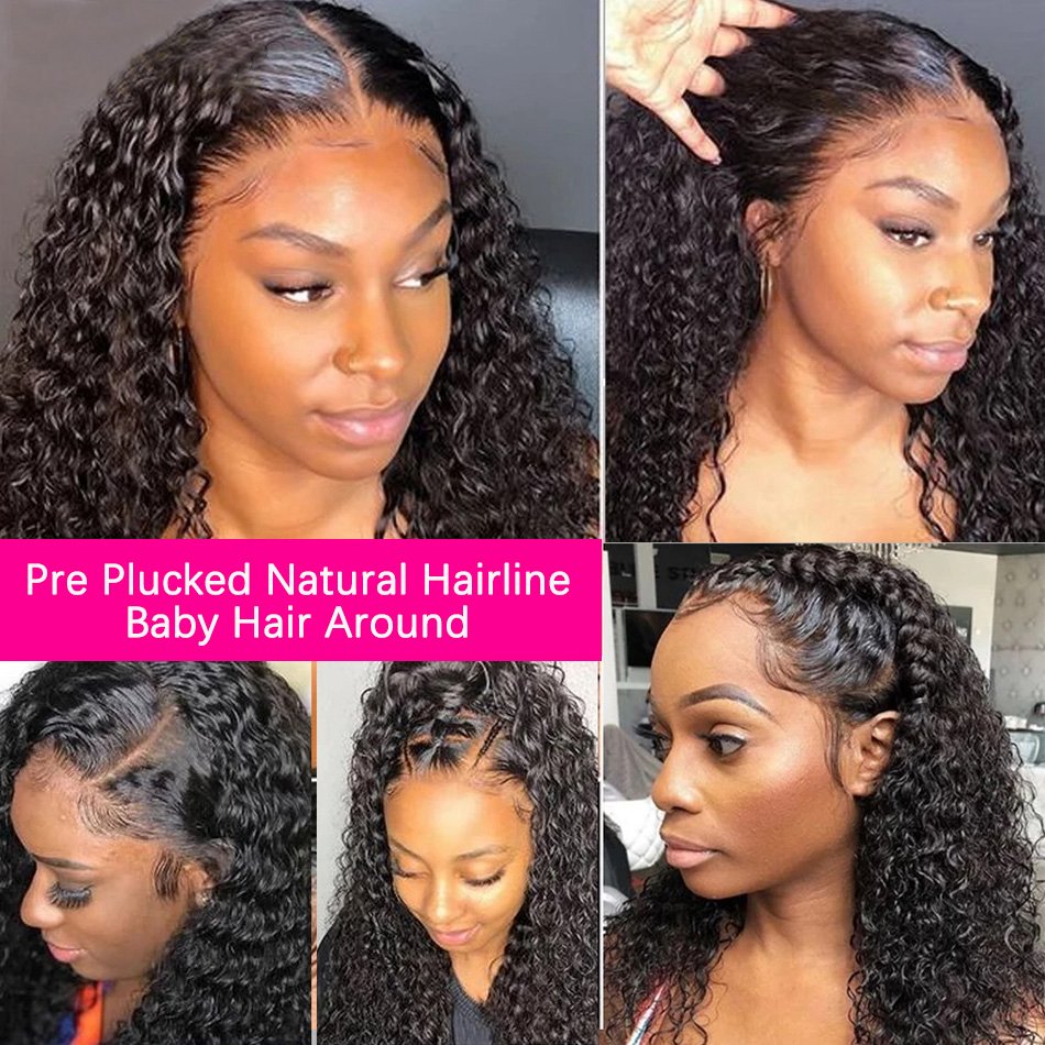 Raw Vietnamese Human Hair Kinky Curly Lace Front Wigs Human Hair Glueless Hd Full Lace Frontal Wigs Human Hair For Black Women