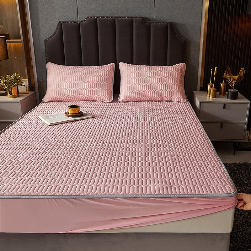 Queen size bed cover bolster single piece autumn mattress protector heat-insulating fixed all-inclusive factory direct wholesale