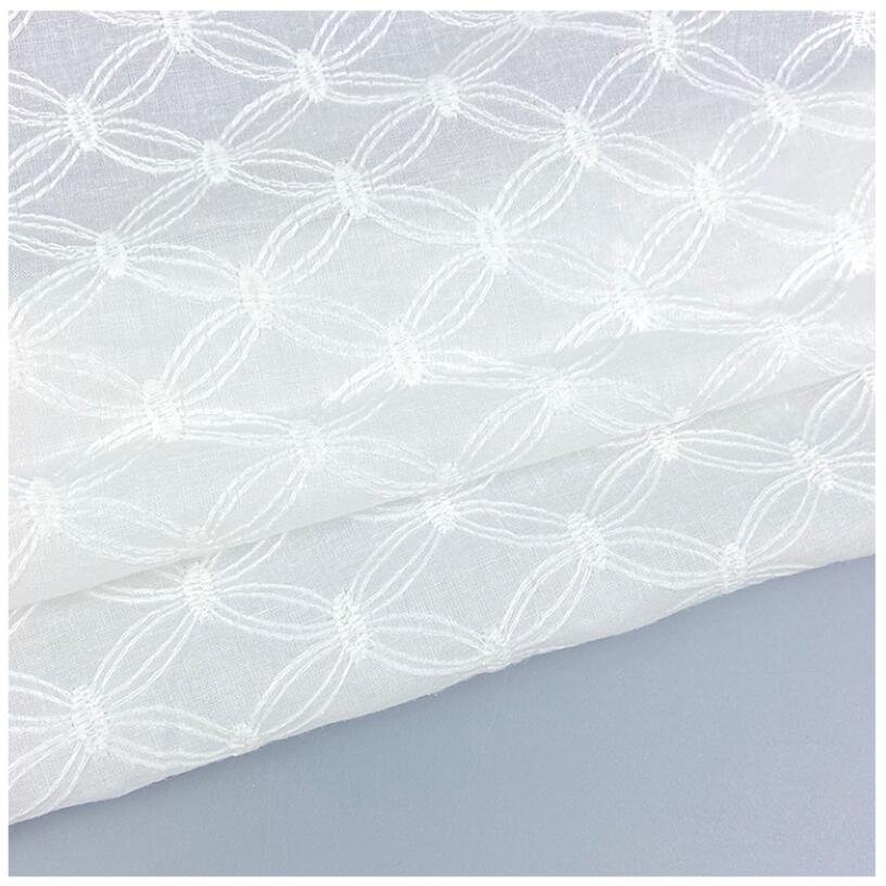 Embroidery fabric 100% cotton embroidery fabric eyelet embroidery fabric for garment