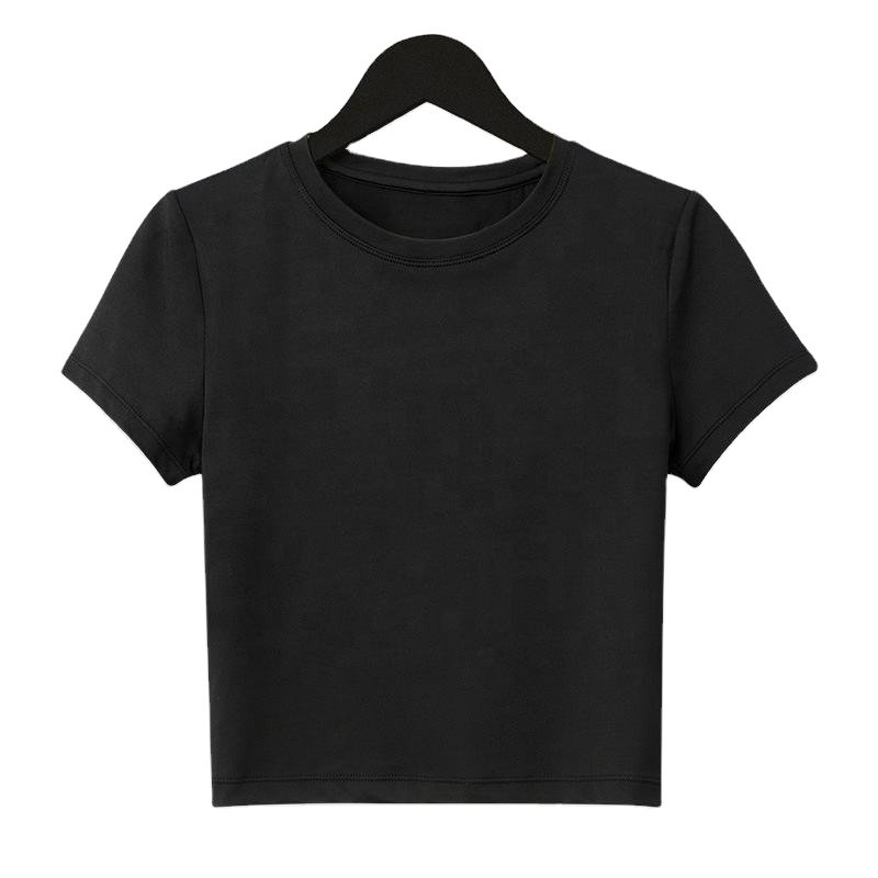 Women Crop T Shirts Premium Quality New Plain Design Slim Fit T-Shirts Short Sleeve Fashion Women's T-shirt