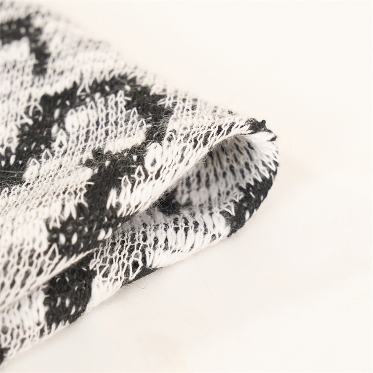 Factory free samples indian fabric hacci angora poly rayon span durable unstitched moonlight fabric hacci fabric for sweater