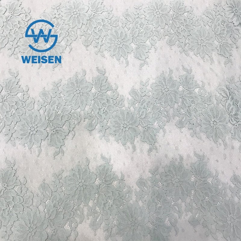 Wholesale Flower White black Embroidery Wedding Net French Lace Fabric