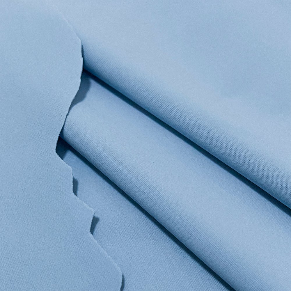200g Warp Knitted High Fastness Nylon Swimsuit and Dance Wear Stretch Ice Silk Spandex Fabric Jacquard Rib Style for Swimwear