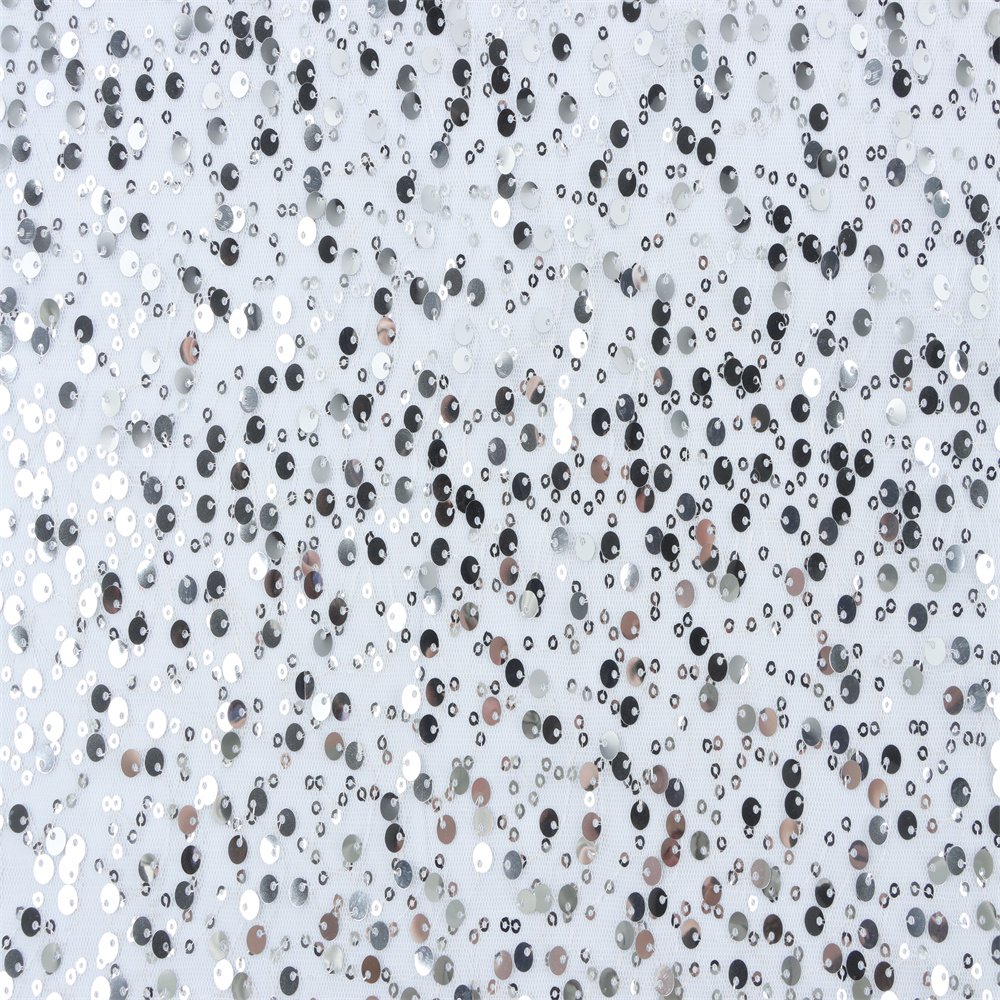 Wholesale Fashion 3MM Sequin Mesh Fabrics Glitter Embroidery Luxury Sequence Lace Sequin Fabrics