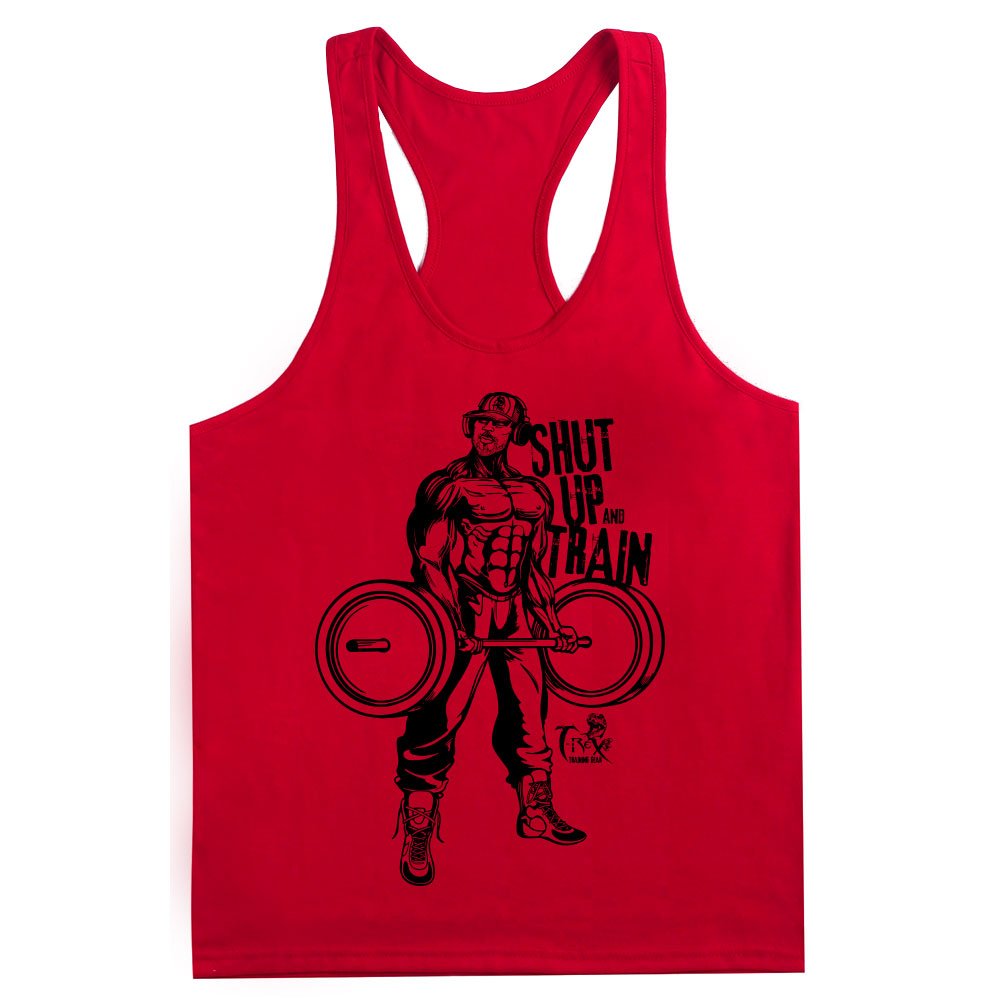 Low MOQ Cheap High Quality Fashion Singlets For Men OEM Custom Logo White Black Cotton Gym Tank Top From Bangladesh