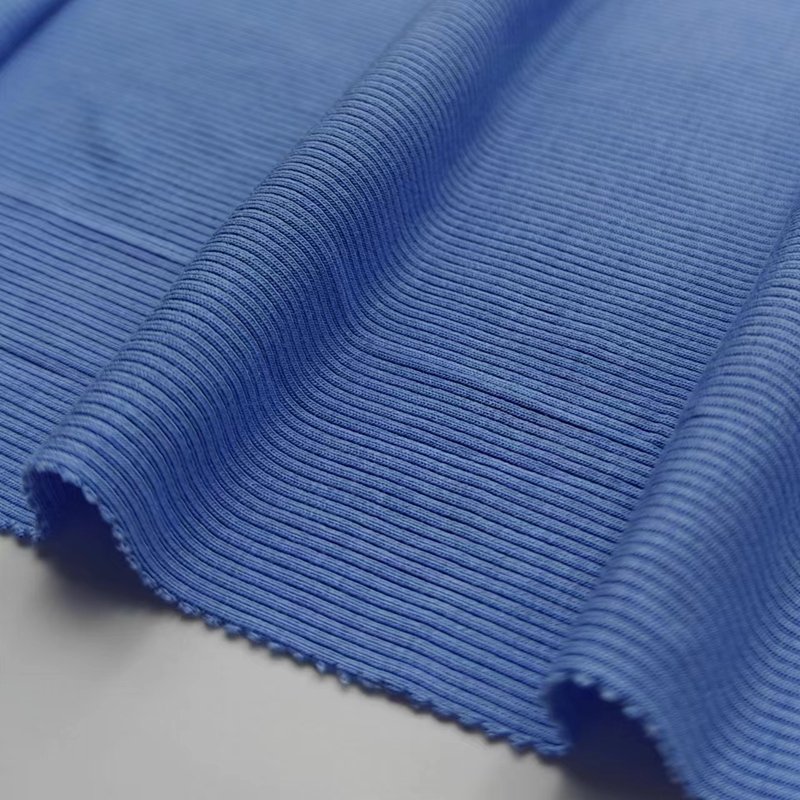 Eco-friendly Comfortable Soft micro modal fabric 96% Modal 4% Spandex Rib Fabric For clothing