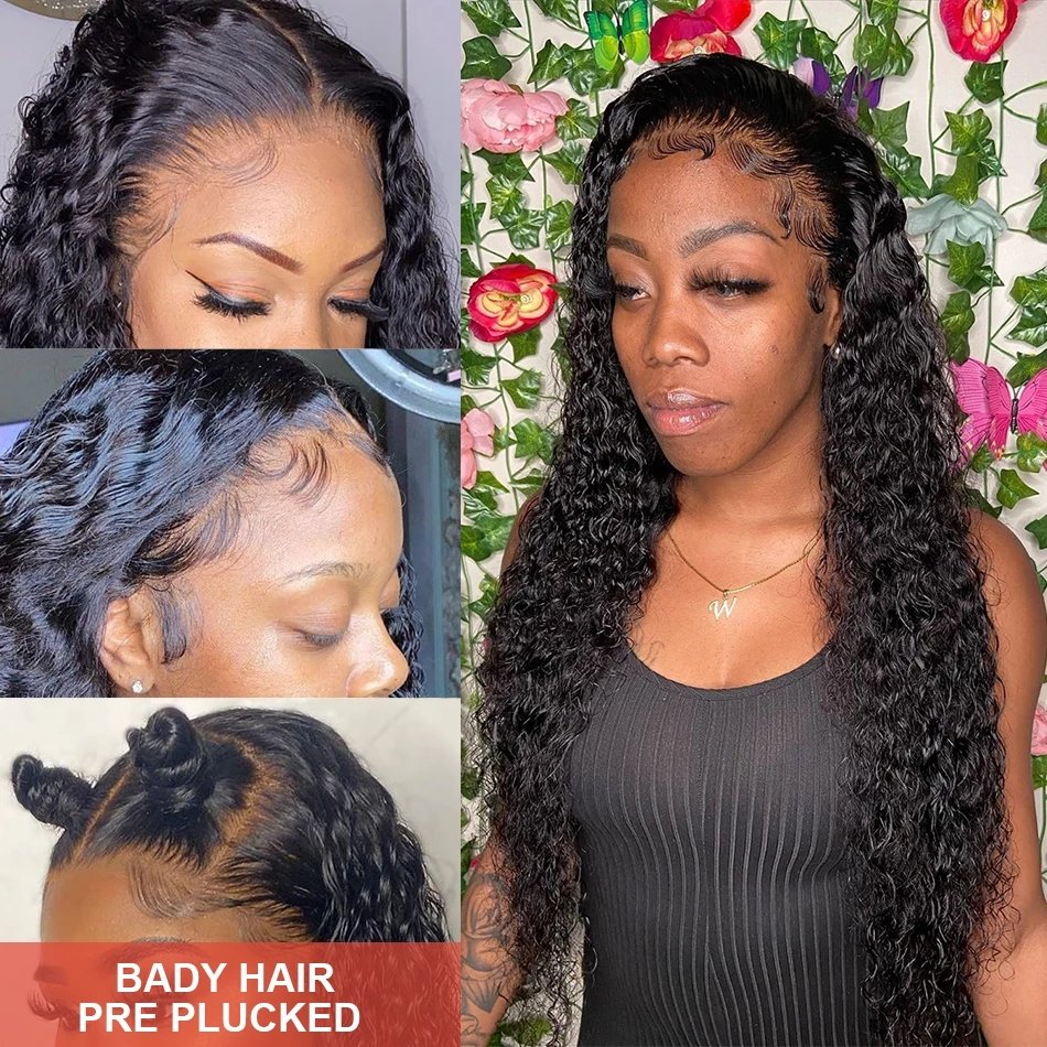 Premium 613 pixie cut bob 360 pre pluck full lace closure wigs natural human hair HD lace front frontal wig for black women