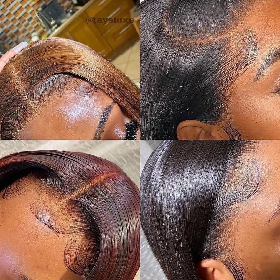 Wholesale Bone Straight Human Hair Lace Front Wigs For Black Women HD Lace Frontal Wigs Brazilian Human Hair Wigs 360 Full Lace