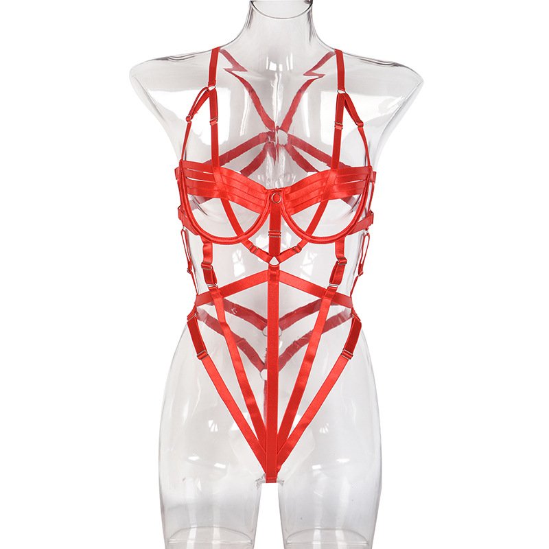 New Luxurious Underwear Sexy Lingeries Transparent Bra Lace Suit Sexy Garter Belt With Stockings Woman Erotic Intimate