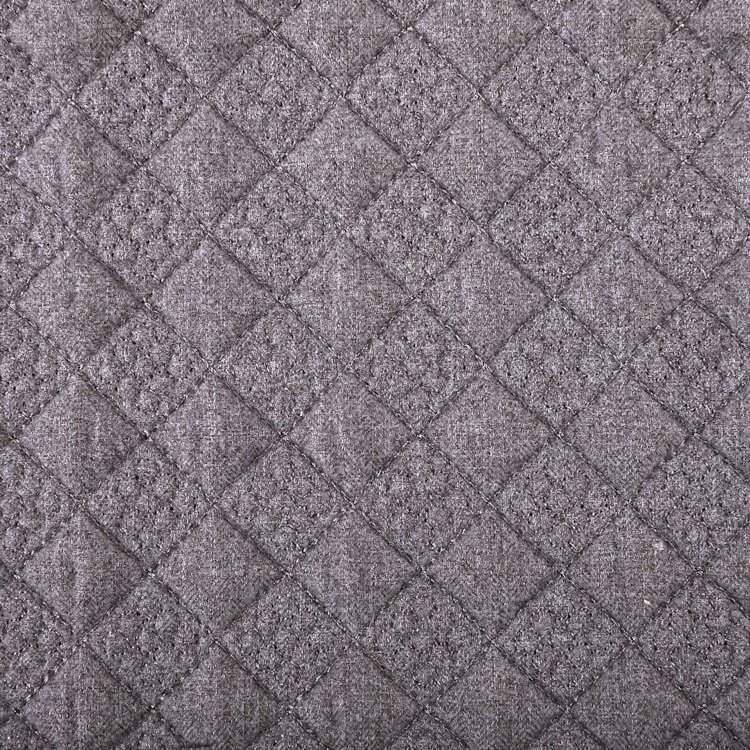Fabric Embroidery Plaid 100 Polyester Suede Fabric